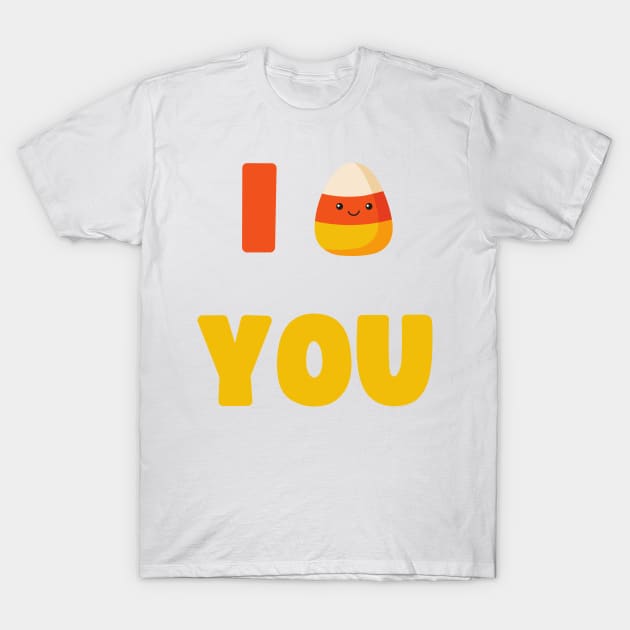 CUTE HALLOWEEN LAZY COSTUME I CANDY CORN YOU T-Shirt by apparel.tolove@gmail.com